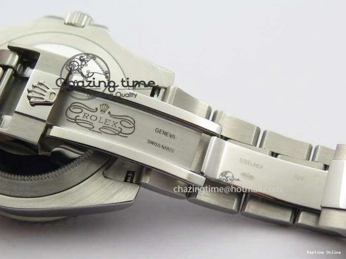 0226 Soft GMT-Master II 116759 SS Bp-Maker Black Ruby Crystal Diamond Dial On SS Bracelet A 3766